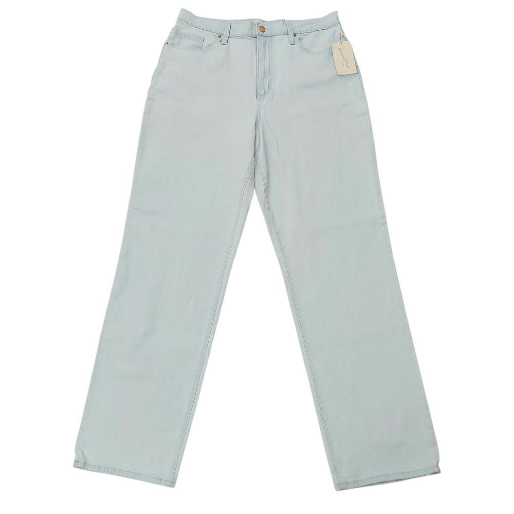 Universal Thread Vintage Straight Jeans Womens 12 Blue Light Wash Retro Grunge